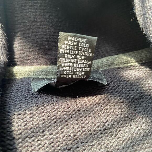 Alfani Cotton Mens Shawl Neck Sweater SZ M Preppy Cabin Grandpa Core Classic Fit - Picture 4 of 7